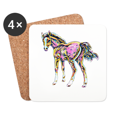 Pferde Untersetzer - Pferd