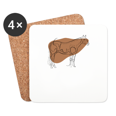 Pferde Untersetzer - Pferd