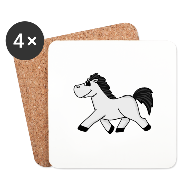 Pferde Untersetzer - Pferd