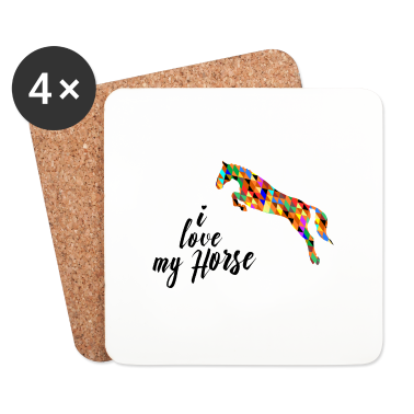 Pferde Untersetzer - Pferd
