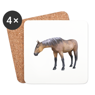Pferde Untersetzer - Pferd
