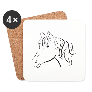 Pferde Untersetzer - Pferde