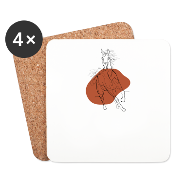 Pferde Untersetzer - Pferd