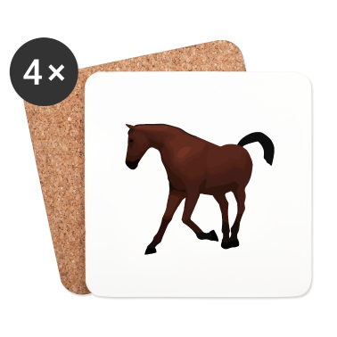 Pferde Untersetzer - Pferd