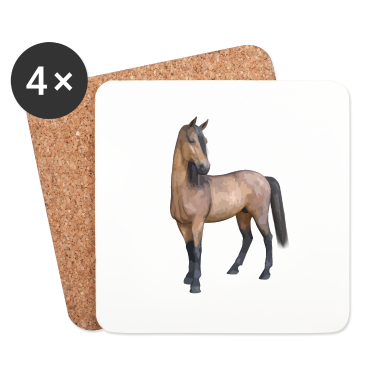 Pferde Untersetzer - Pferd