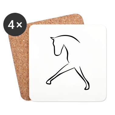 Pferde Untersetzer - Pferd