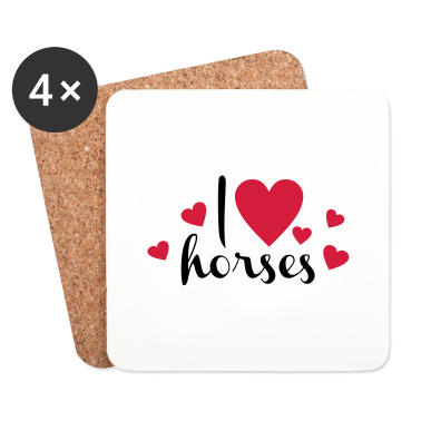 Pferde Untersetzer - Pferd