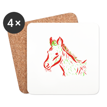 Pferde Untersetzer - Pferd