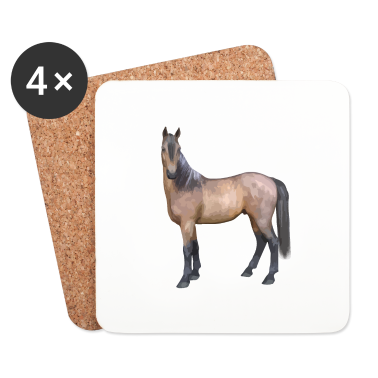 Pferde Untersetzer - Pferd