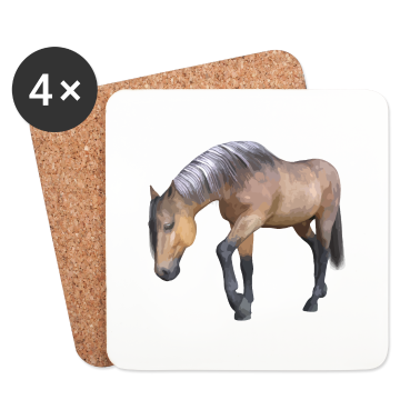 Pferde Untersetzer - Pferd
