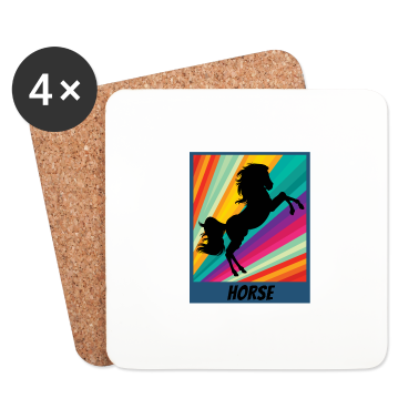 Pferde Untersetzer - Pferd