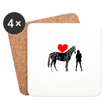 Pferde Untersetzer - Pferd