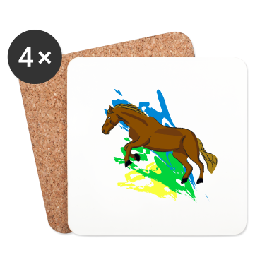 Pferde Untersetzer - Pferd