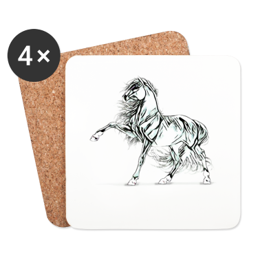 Pferde Untersetzer - Pferd