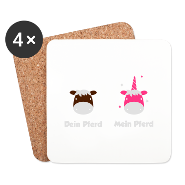 Pferde Untersetzer - Dein Pferd - Mein Pferd