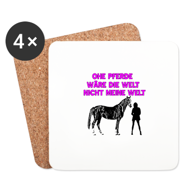 Pferde Untersetzer - Pferd