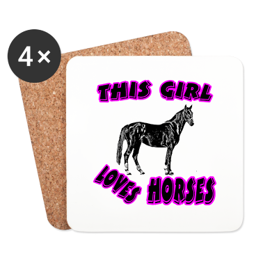 Pferde Untersetzer - Pferd