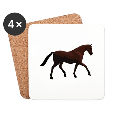 Pferde Untersetzer - Pferd