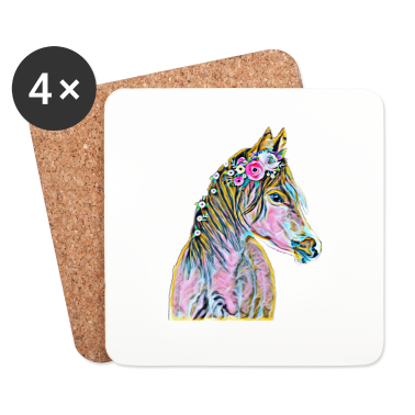 Pferde Untersetzer - Pferd