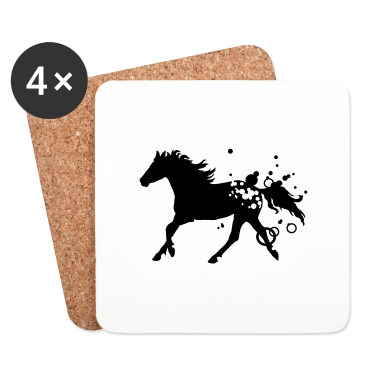 Pferde Untersetzer - Pferd