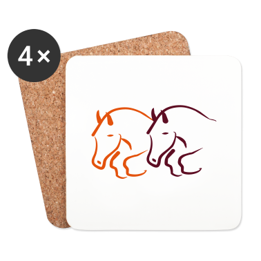 Pferde Untersetzer - Pferde