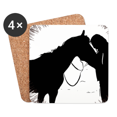 Pferde Untersetzer - Pferd