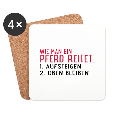 Pferde Untersetzer - Pferd