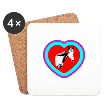 Pferde Untersetzer - Pferd