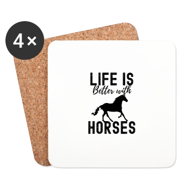 Pferde Untersetzer - Pferd