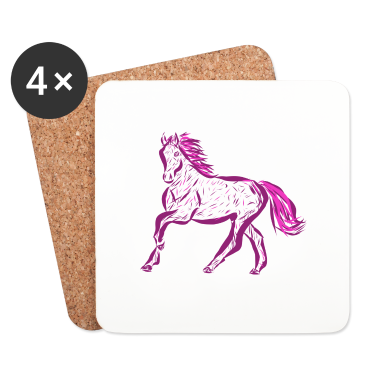 Pferde Untersetzer - Pferd