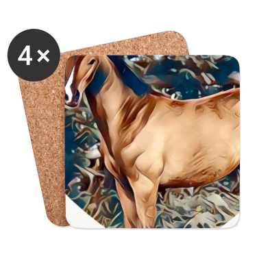 Pferde Untersetzer - Pferd