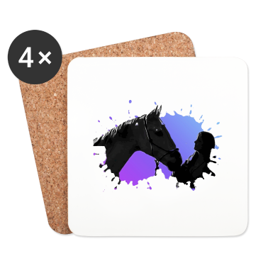 Pferde Untersetzer - Pferd
