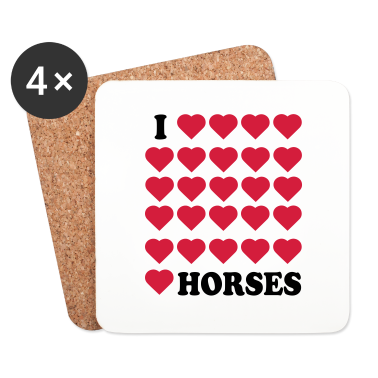 Pferde Untersetzer - Pferd