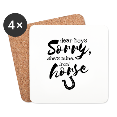 Pferde Untersetzer - Pferde