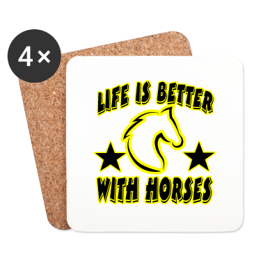 Pferde Untersetzer - Pferd