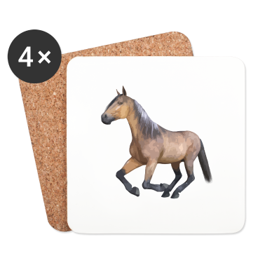 Pferde Untersetzer - Pferd