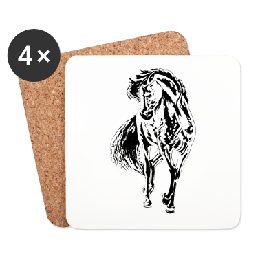 Pferde Untersetzer - Pferd