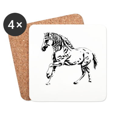 Pferde Untersetzer - Pferd