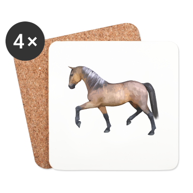 Pferde Untersetzer - Pferd