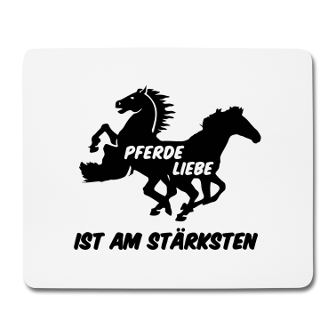 Pferde Mousepad - Pferd Pferde Reiter Reiten Liebe Geschenk Spruch