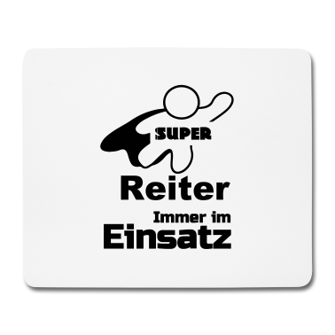 Pferde Mousepad - Super Reiter Reiten, Pferd, Sport, Geschenk