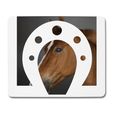 Pferde Mousepad - PFERD Pferde Hufeisen