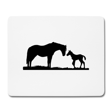 Pferde Mousepad - Pferde, Pferd & Fohlen
