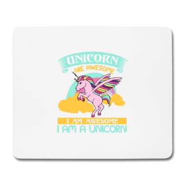 Pferde Mousepad - Einhorn