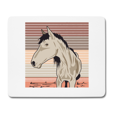 Pferde Mousepad - Pferd Pferde Reiter