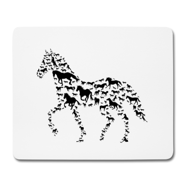 Pferde Mousepad - Pferde Pferde Reiten
