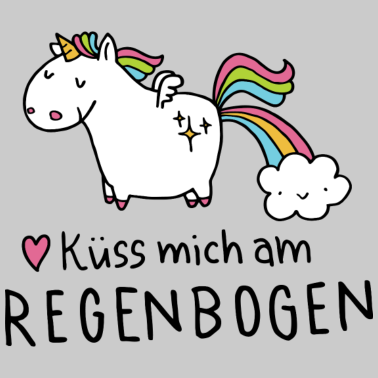 Motiv Kü mich am Regenbogen