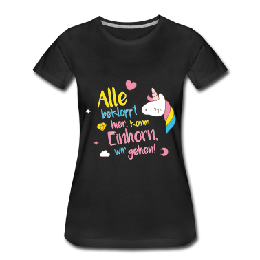 Einhörner T-Shirt - Einhorn - Komm wir gehen
