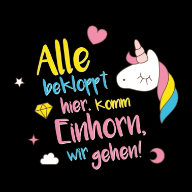 Motiv Einhorn - Komm wir gehen