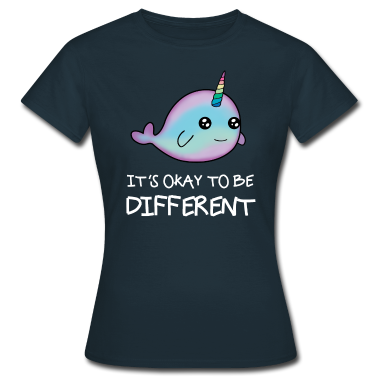Einhörner T-Shirt - It´s ok to be different